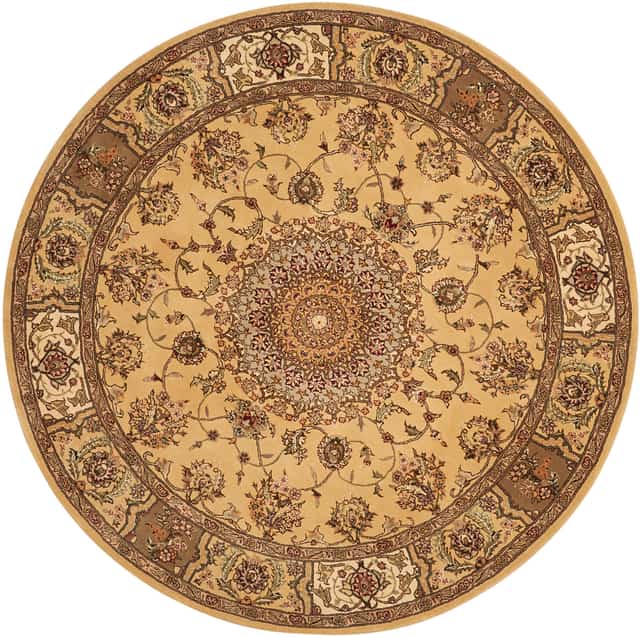 Nourison Nourison 2000 6' x Round Beige Persian Indoor Rug