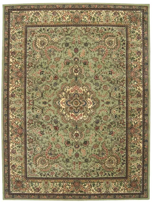 Nourison Nourison 2000 8'6“ x 11'6“ Light Green Persian Indoor Rug