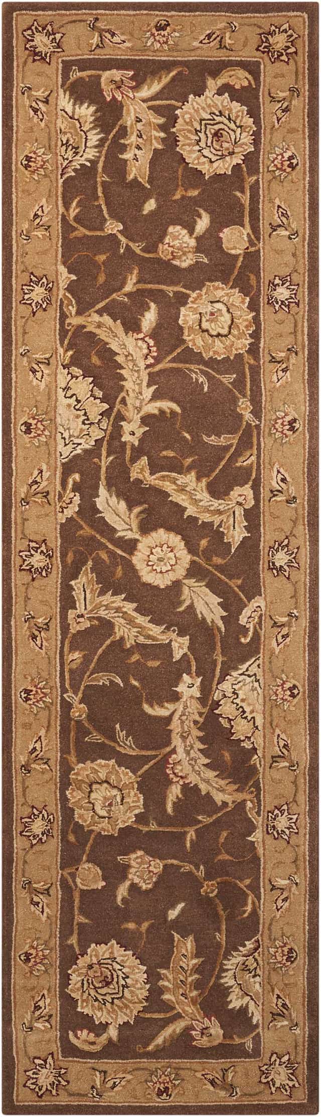 Nourison Nourison 3000 2'6“ x 12' Brown Persian Indoor Rug