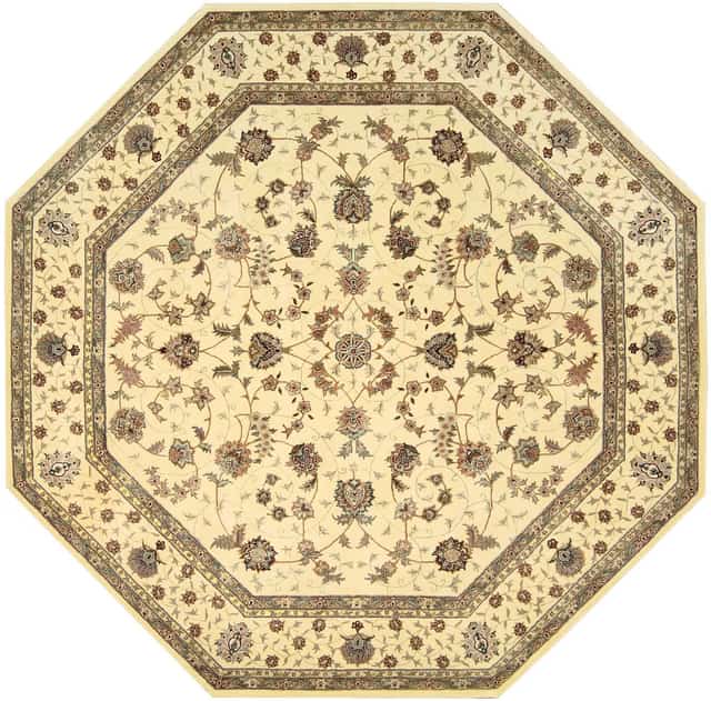 Nourison Nourison 2000 10' x Octagon Ivory Traditional Indoor Rug