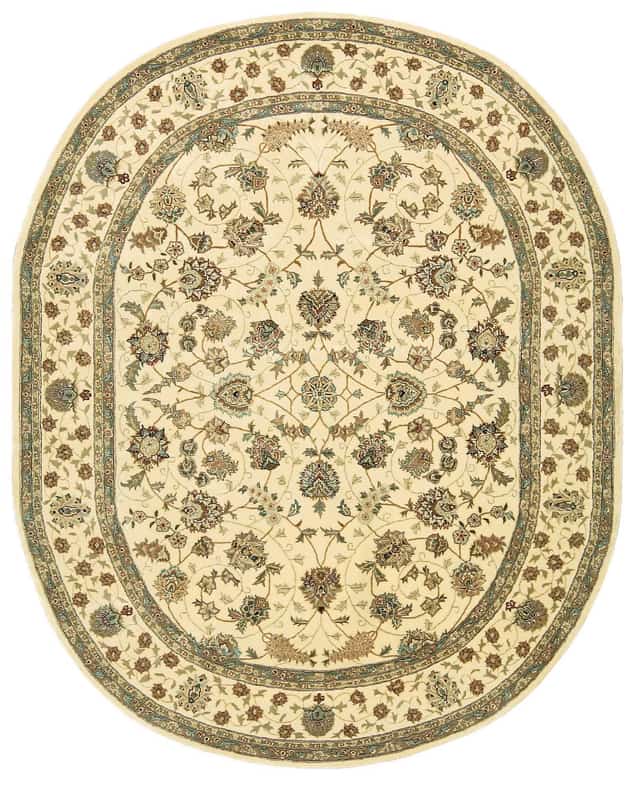 Nourison Nourison 2000 7'6“ x 9'6“ Oval Ivory Traditional Indoor Rug