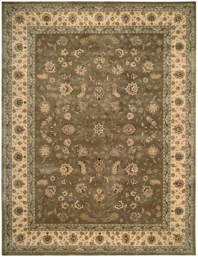 Nourison Nourison 2000 12' x 15' Olive Traditional Indoor Rug