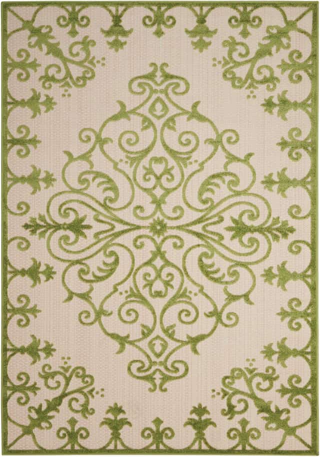 Nourison Aloha 3'6“ x 5'6“ Green Outdoor Rug