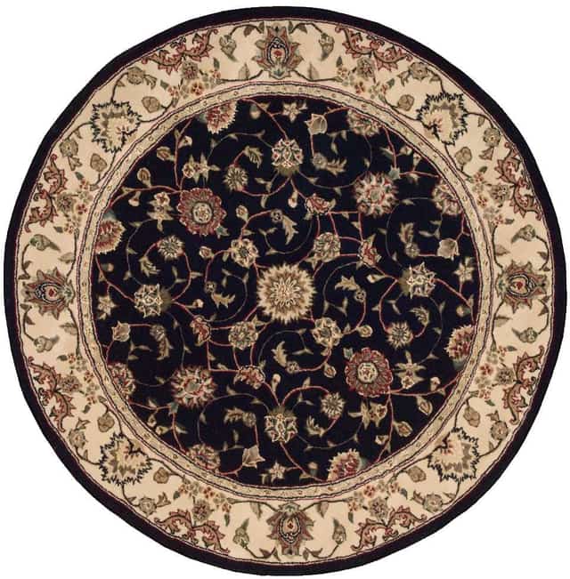 Nourison Nourison 2000 4' x Round Navy Persian Indoor Rug